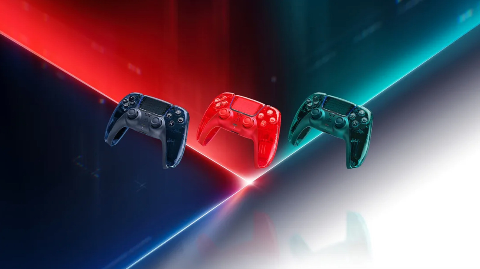 Met de nieuwe, doorzichtige DualSense-controllers van Sony kun je gamen als in 1999