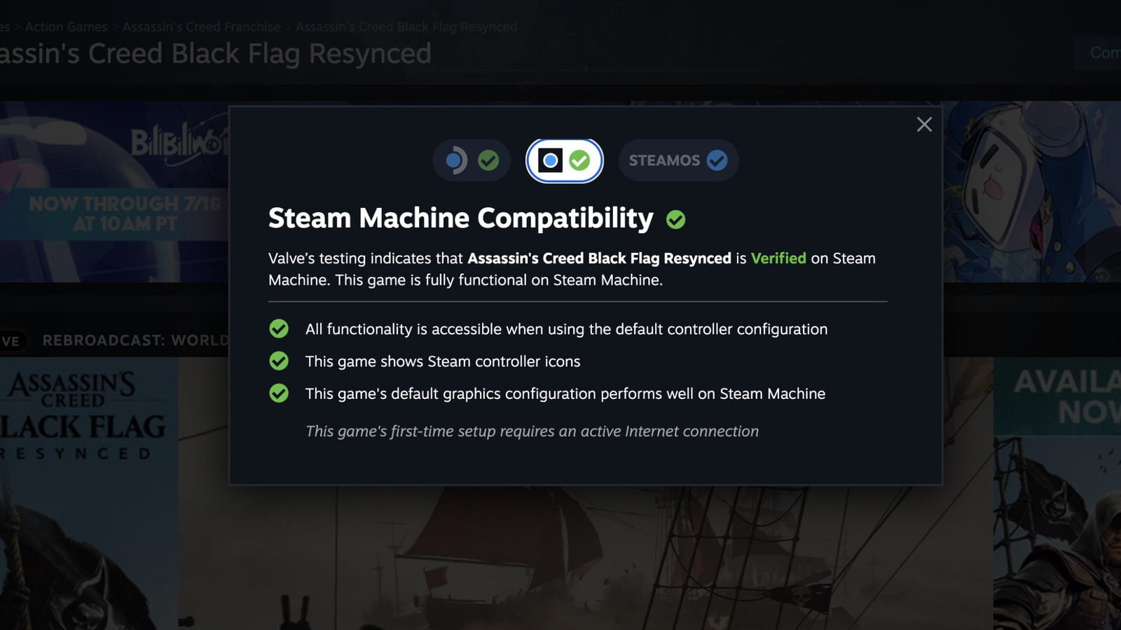Je kunt nu eenvoudig achterhalen of een game compatibel is met de Steam Machine