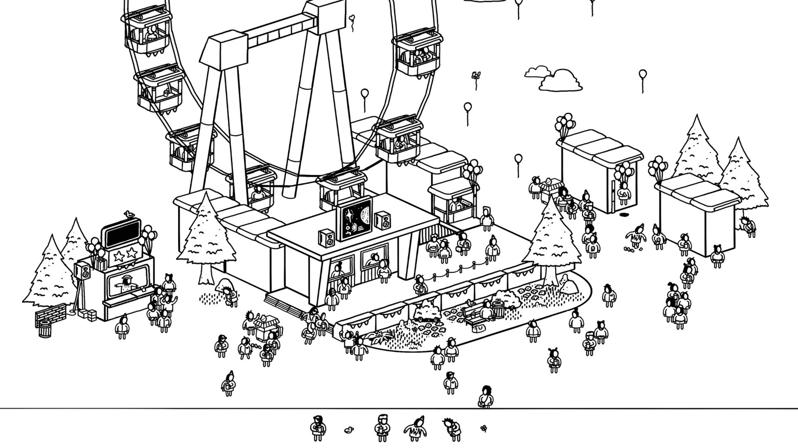 Het handgetekende interactieve zoekspel Hidden Folks 2 komt volgend jaar uit