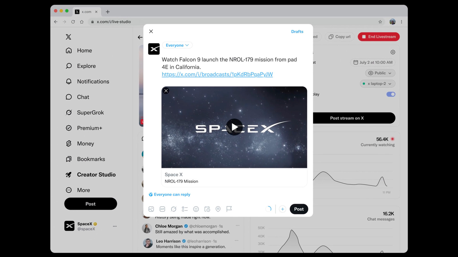 X maakt een nieuwe impuls voor live video met nieuwe uitbetalingen voor makers
