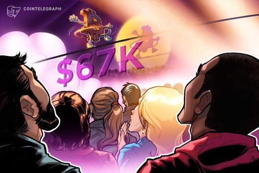 Bitcoin heeft steun van $67.000, omdat gegevens de prijs blootstellen aan uiteenlopende sentimenten