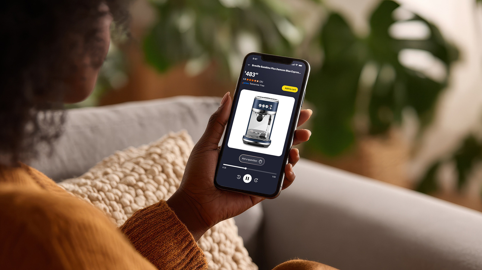 De door AI gegenereerde winkelexperts van Amazon laten je nu vragen stellen