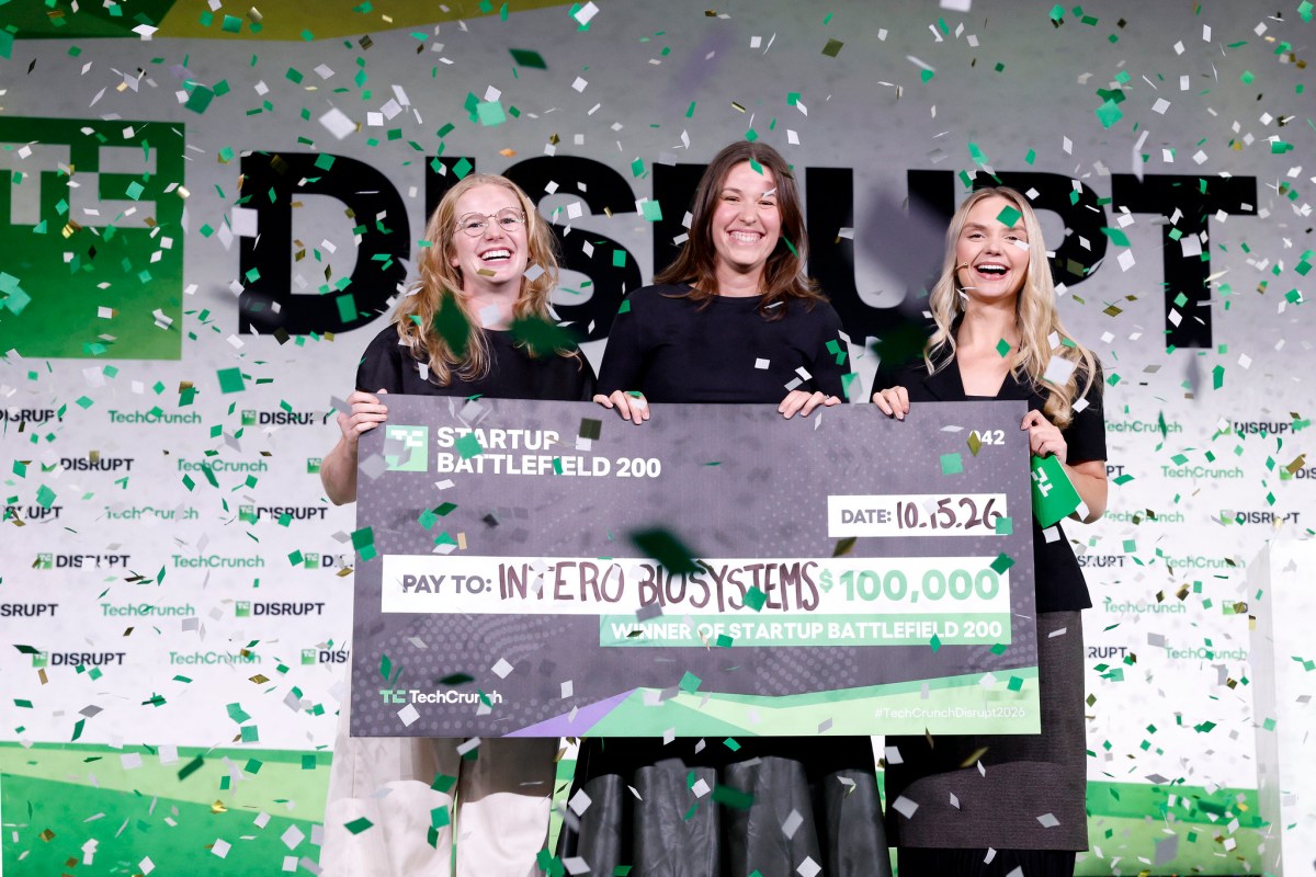 En de winnaar van Startup Battlefield op Disrupt 2026 is: Intero Biosystems