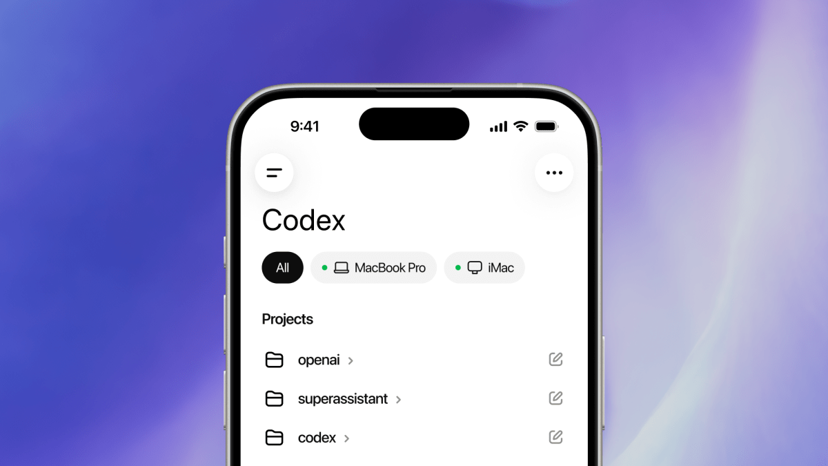 OpenAI zegt dat Codex naar je telefoon komt