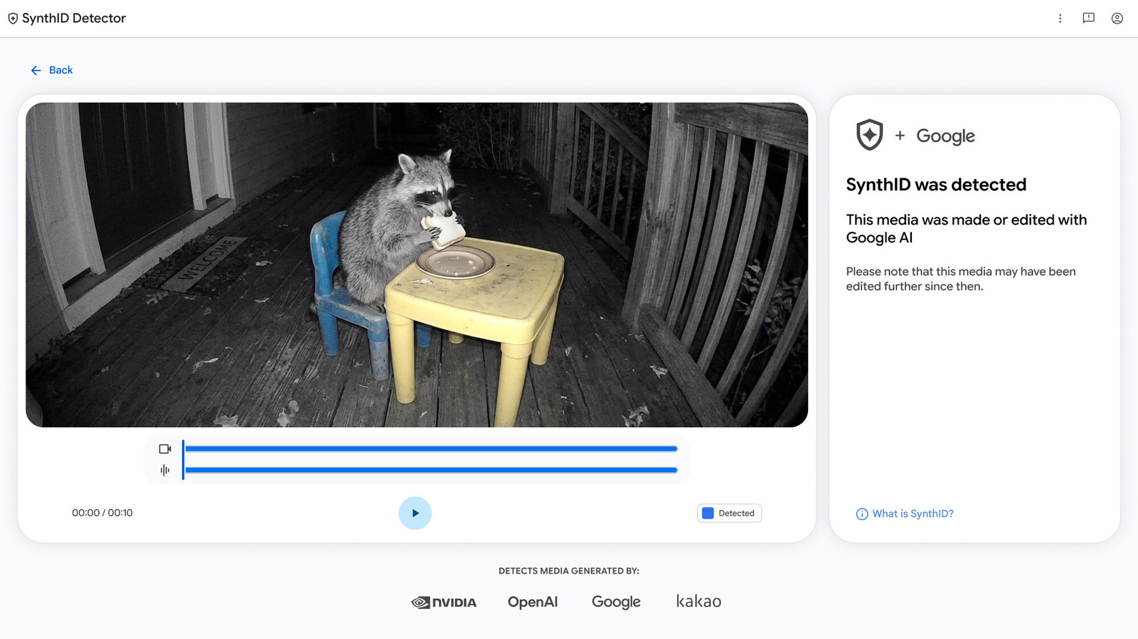 Google's AI detection website is now available