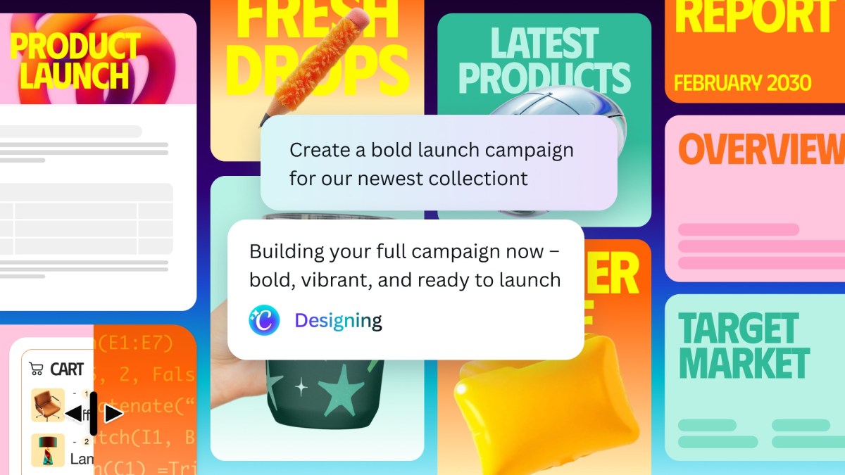 De AI-assistent van Canva kan nu verschillende tools oproepen om ontwerpen voor je te maken