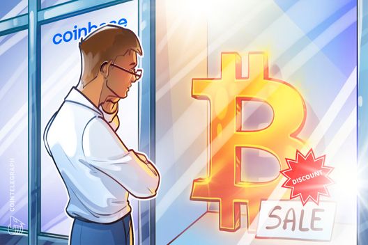 Bitcoin wordt met 'korting' verhandeld op Coinbase: is er een nieuwe test van $76K aan de beurt?