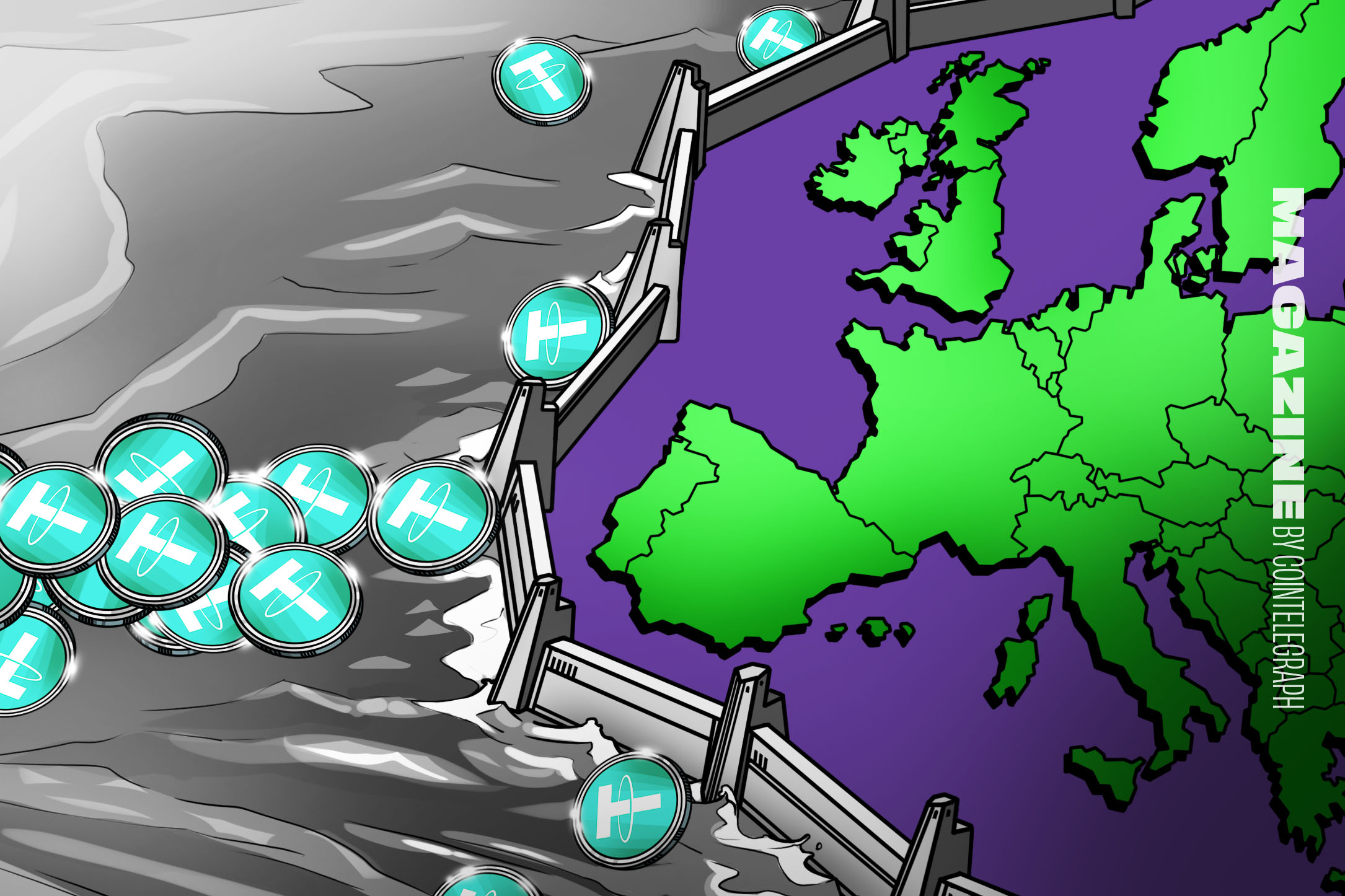 MiCA treedt hard op tegen USDT in Europa... maar het kan niemand anders iets schelen