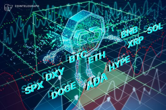 Prijsvoorspellingen 4/6: SPX, DXY, BTC, ETH, BNB, XRP, SOL, DOGE, HYPE, ADA