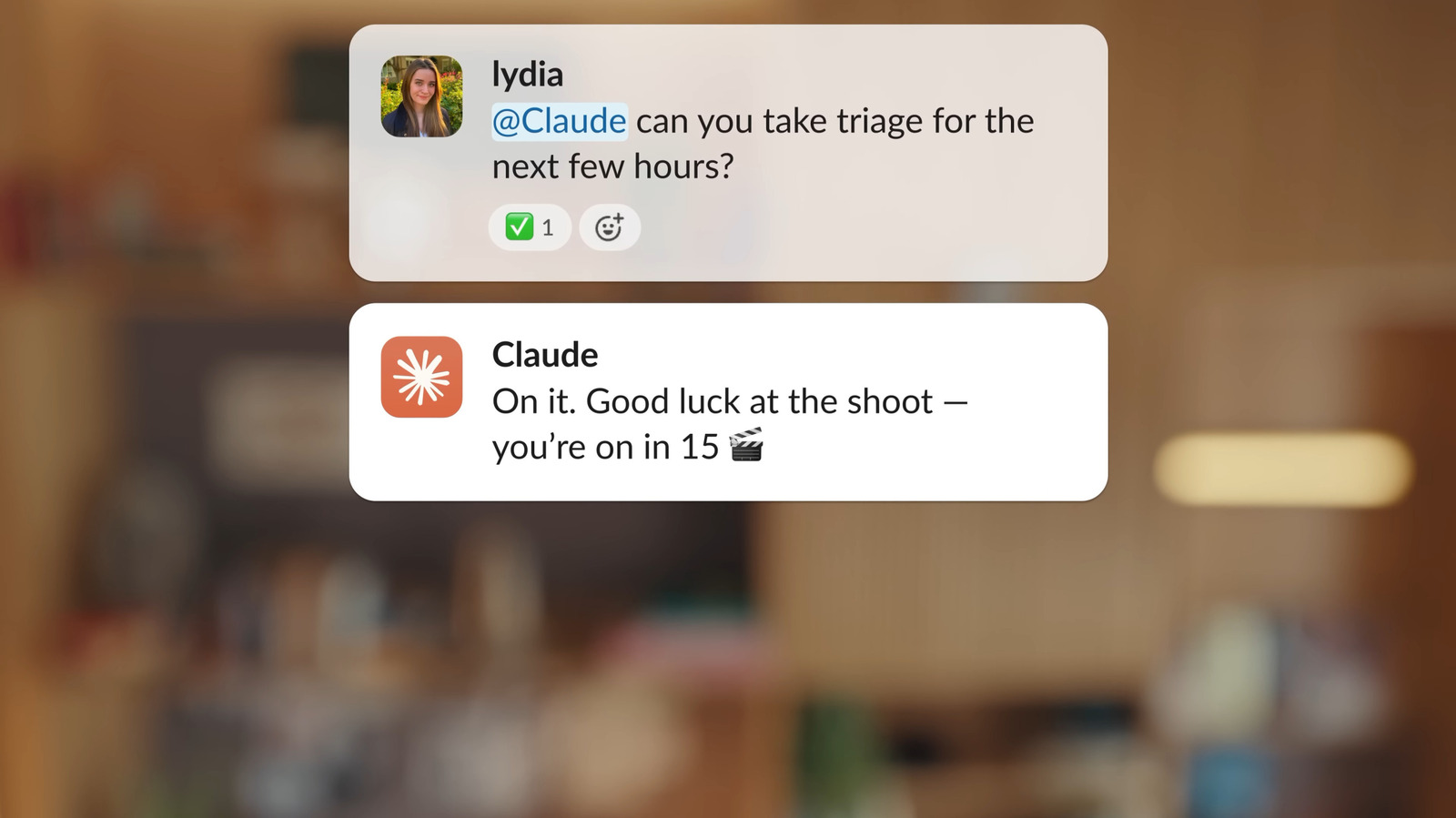 Sorry, Slackbot. Claude neemt jouw baan over