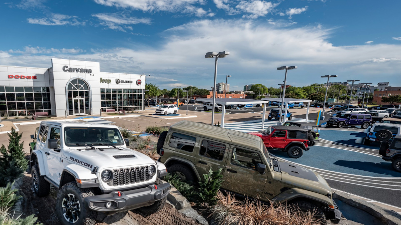 Carvana lanceert zijn eerste proefritcentrum bij een dealer, en er zullen er nog meer volgen