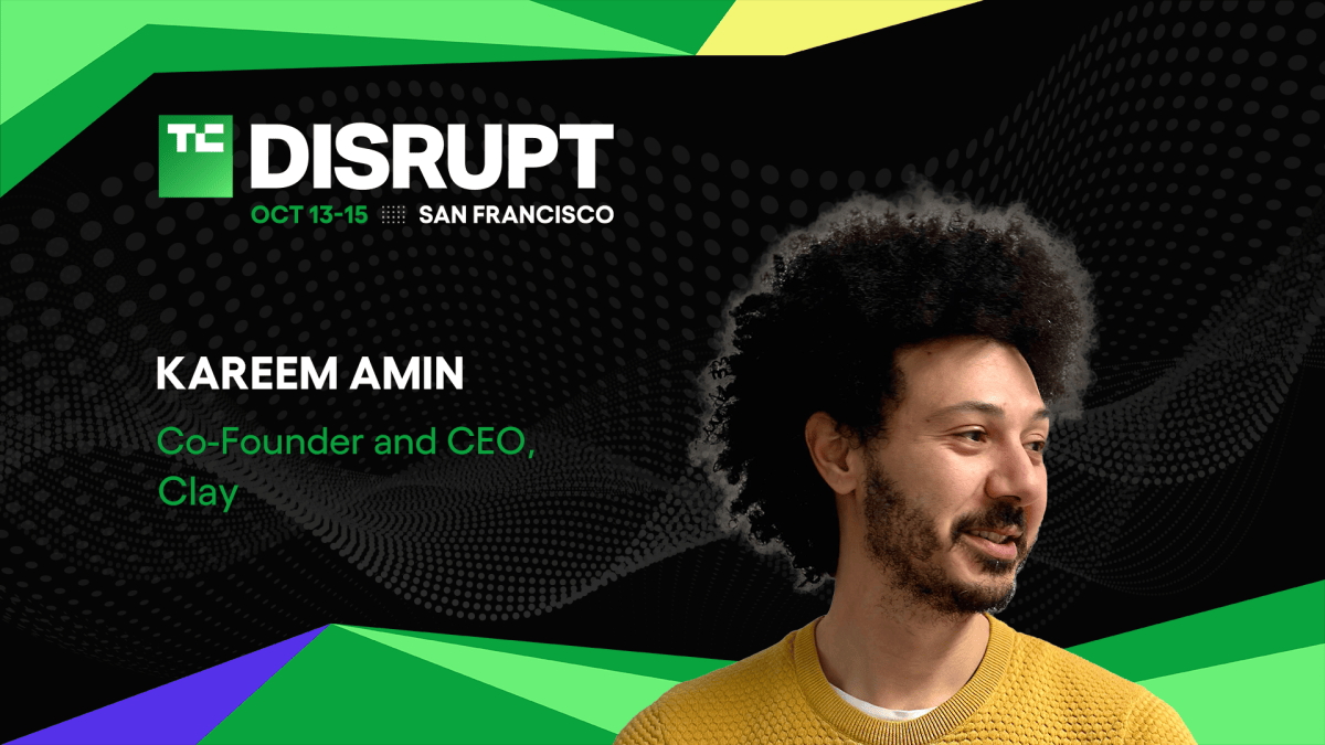 TechCrunch Disrupt 2026: Clay’s Kareem Amin on the rise of the GTM engineer