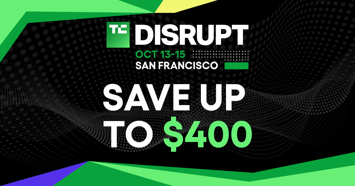 Ontvang tot vrijdag tot $ 400 korting op uw TechCrunch Disrupt 2026-pas
