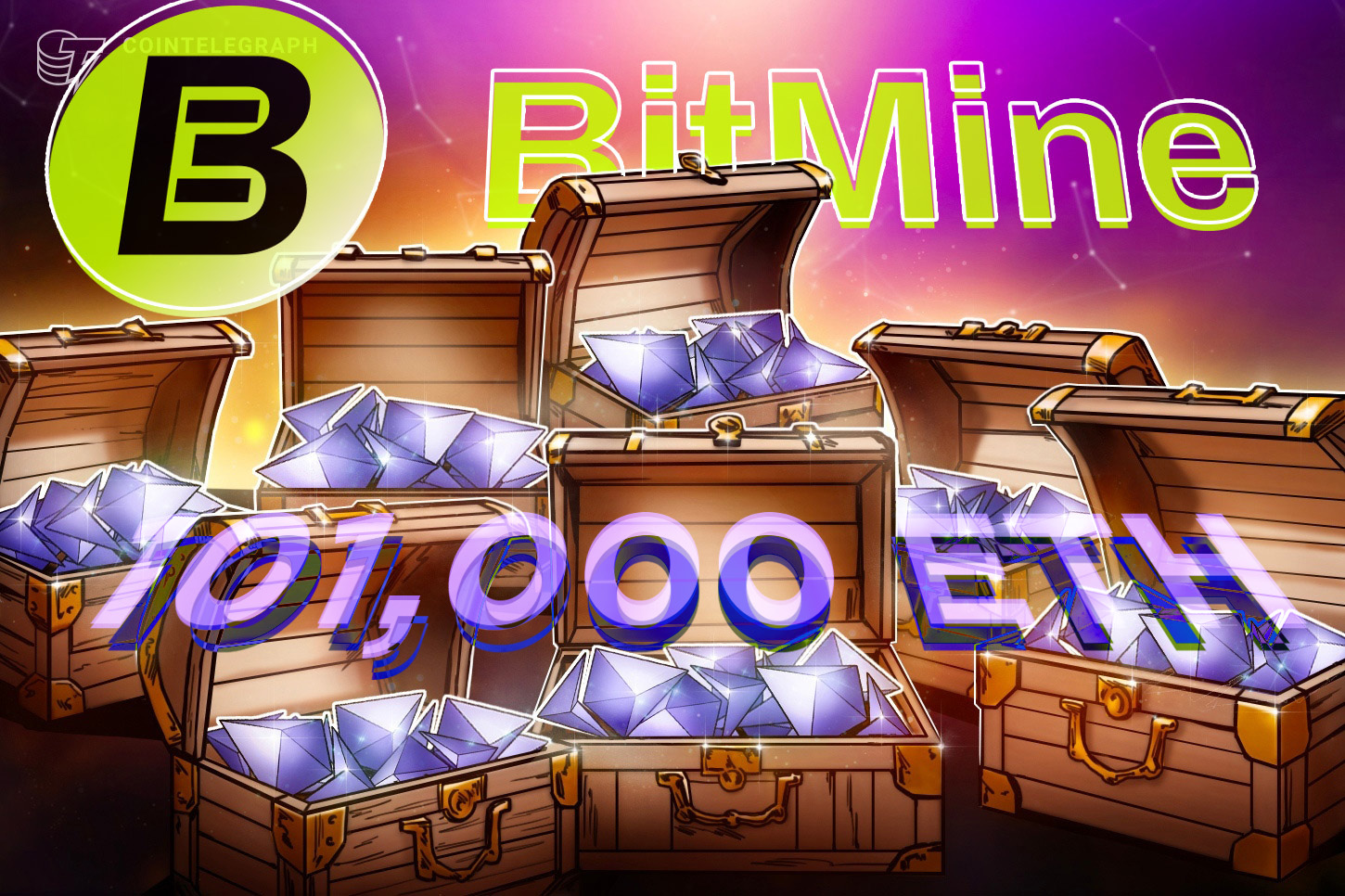 BitMine verwerft 101.000 ETH ondanks $6,5 miljard aan niet-gerealiseerde verliezen