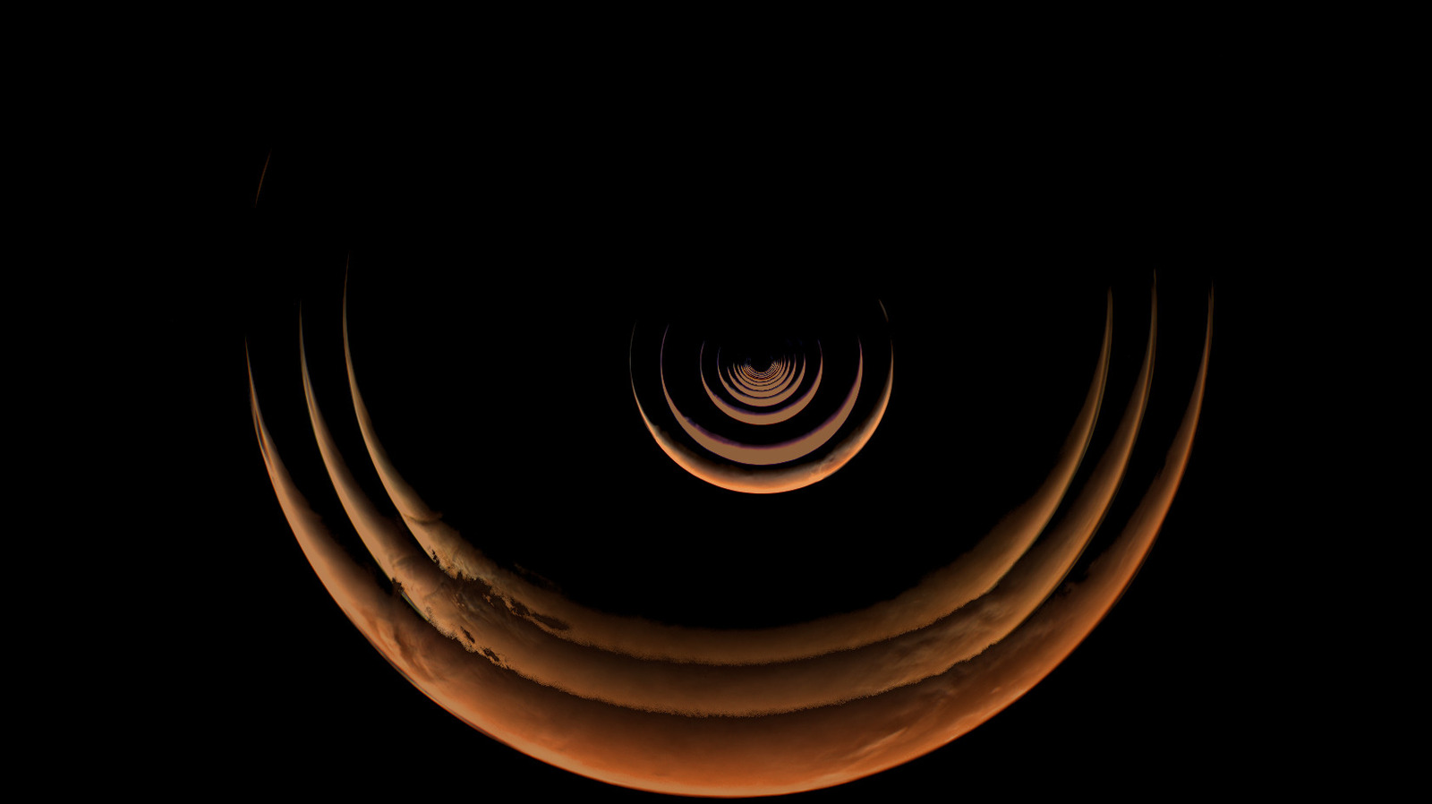 NASA deelt een prachtige time-lapse van het uitzicht van het Psyche-ruimtevaartuig over Mars