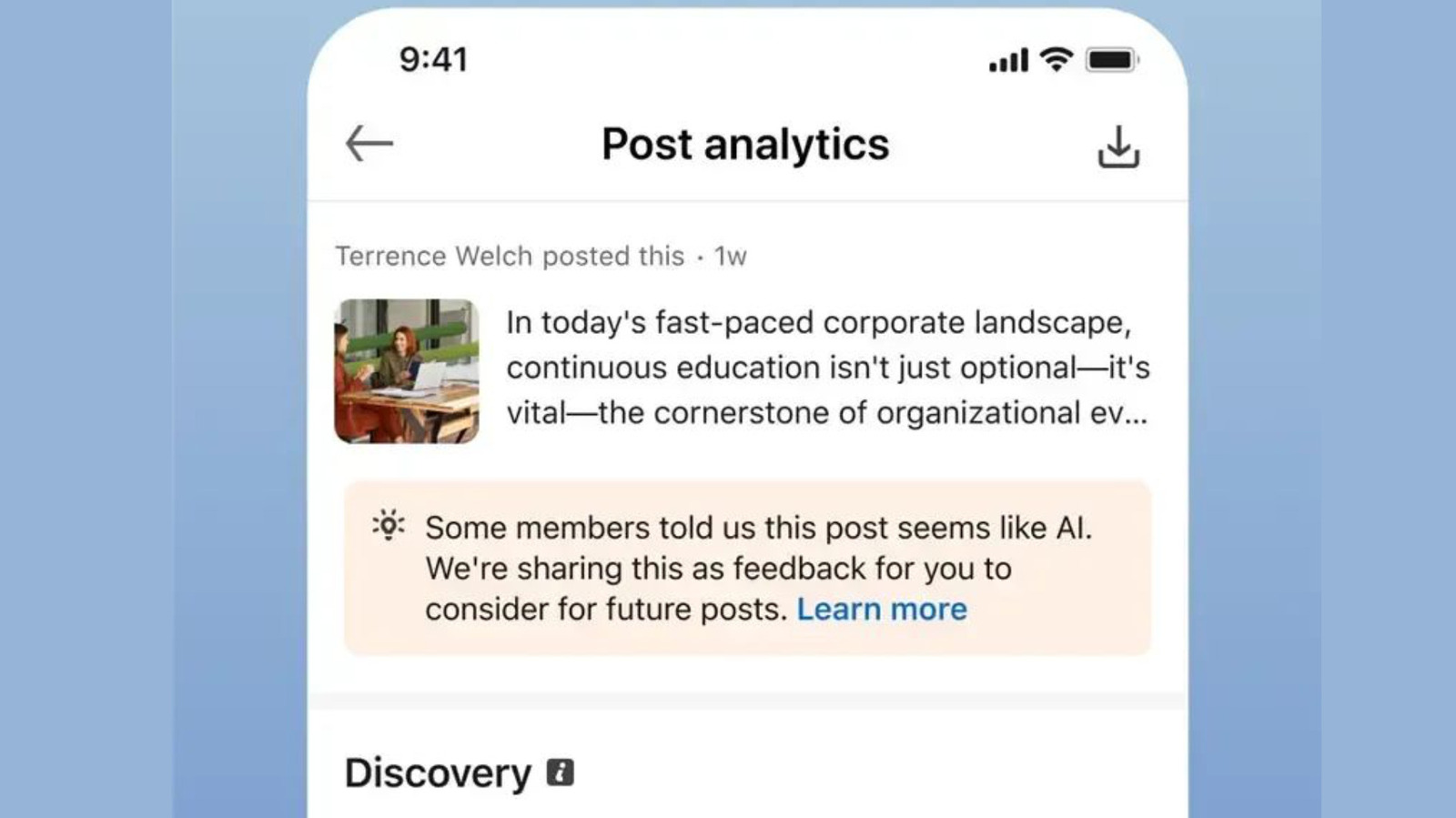 LinkedIn zegt dat de AI-slop-knop werkt