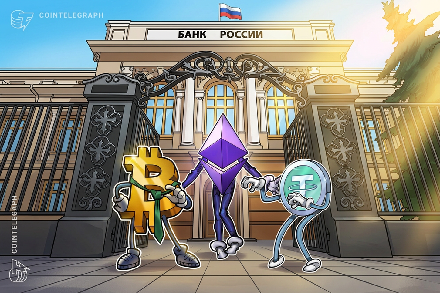 Rusland stelt beurshandel voor in Bitcoin, Ether en Tether’s USDT