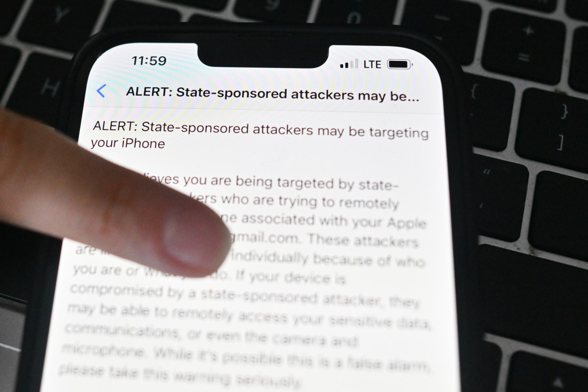 ‘Ongekend’ aantal Apple-gebruikers ontving onlangs een spywarewaarschuwing, zeggen onderzoekers