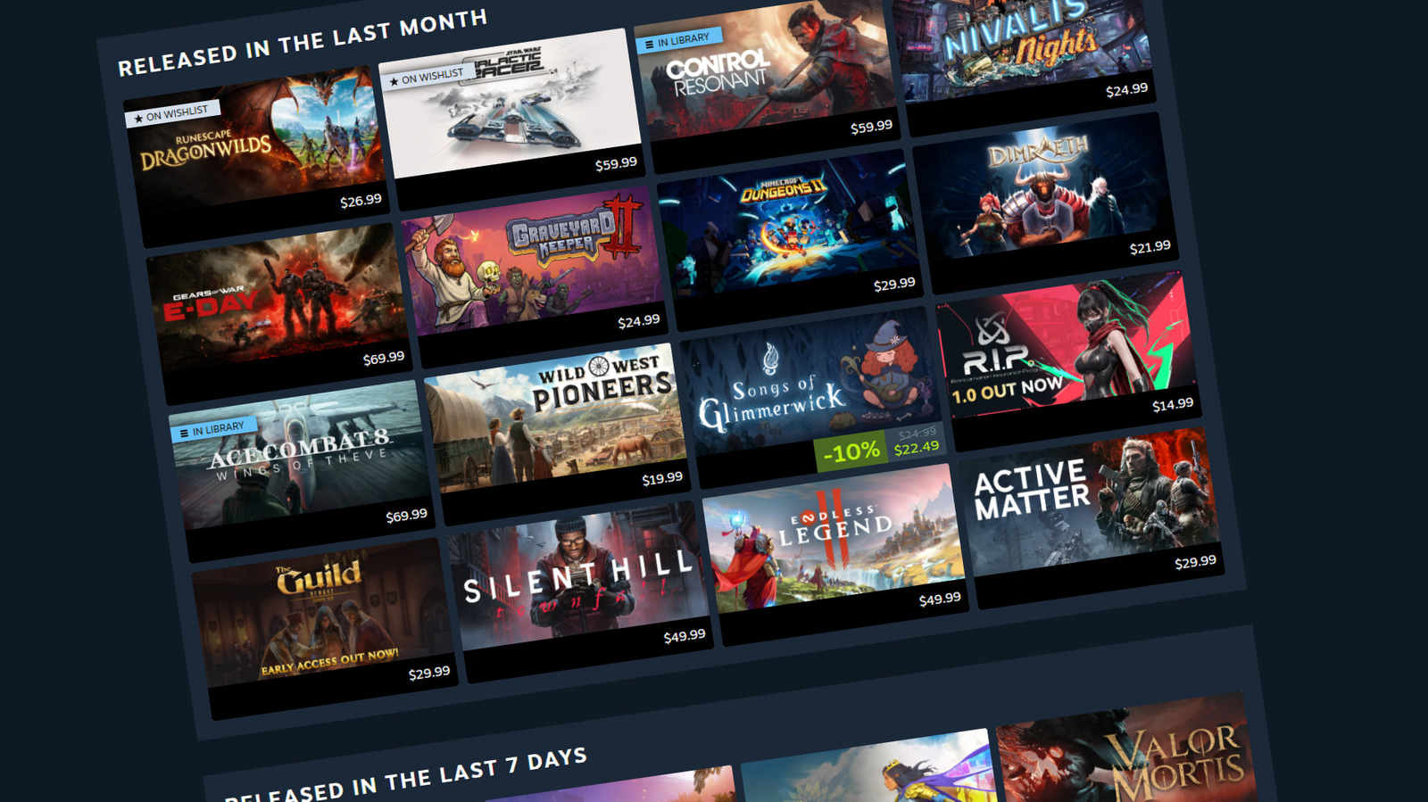 Steam introduceert de functie Persoonlijke kalender die aanbevolen games voortdurend bijwerkt