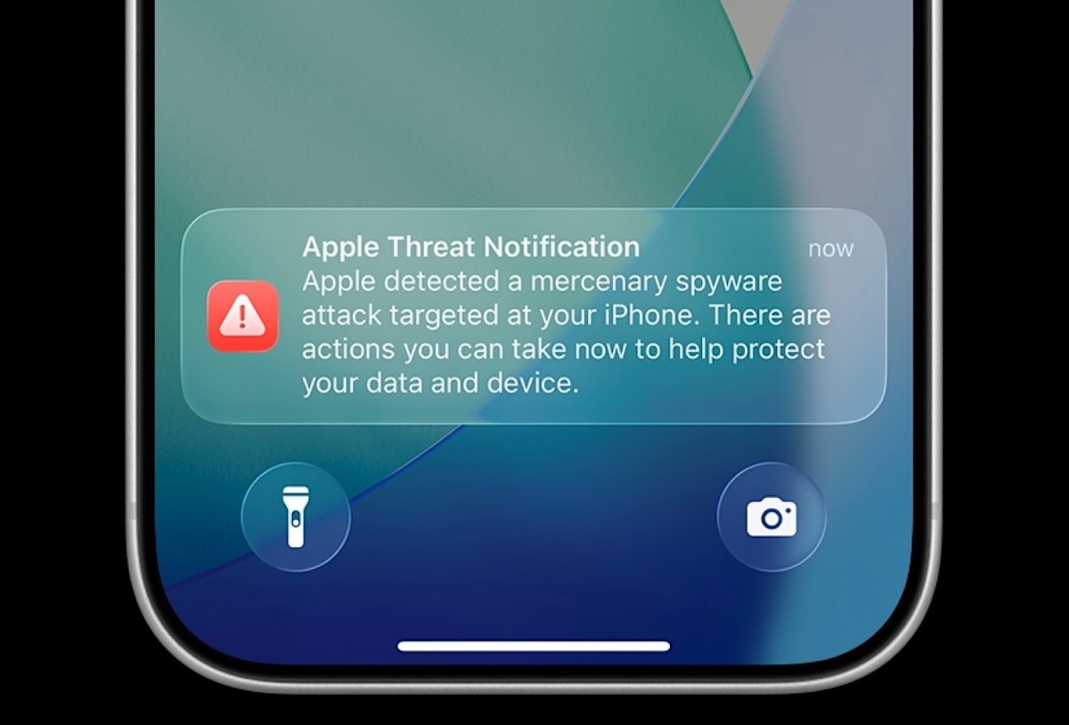 Als Apple u een pushmelding stuurt waarin u wordt gewaarschuwd voor een spyware-aanval, neem dit dan serieus