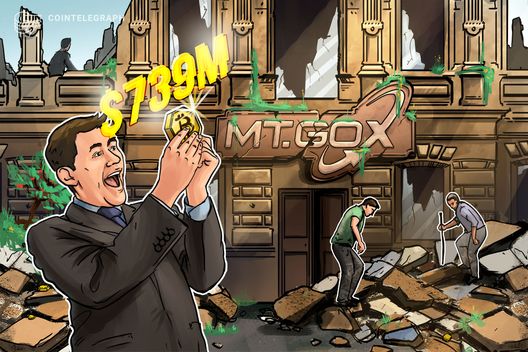 Mount Gox verplaatst $739 miljoen aan Bitcoin uit cold wallets: Arkham