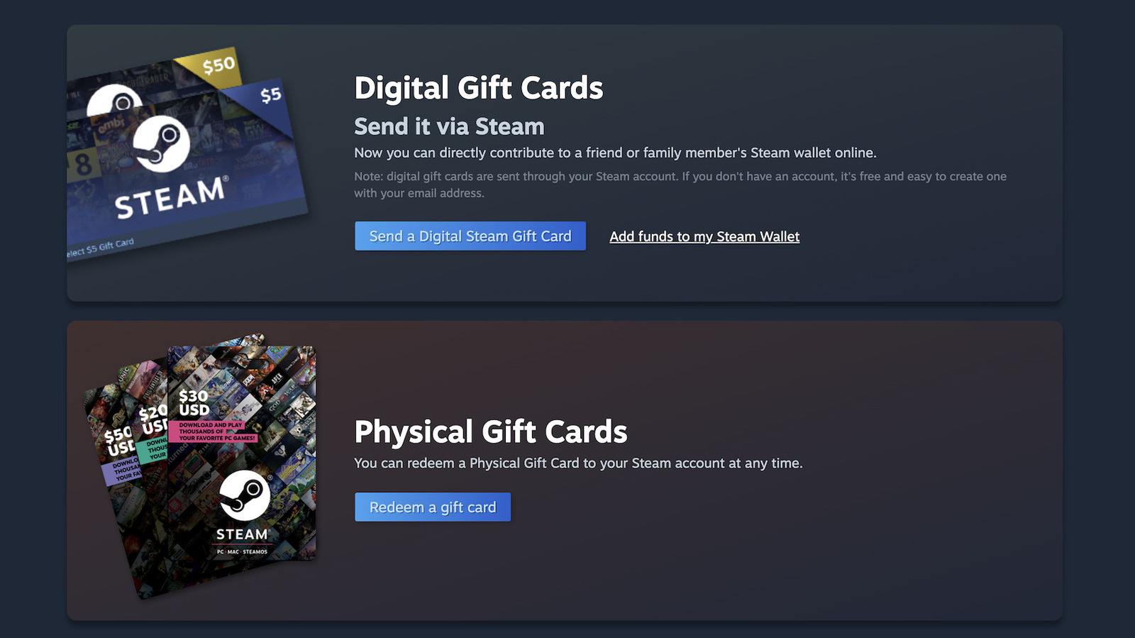 Valve stopt met het produceren van fysieke Steam-cadeaubonnen vanwege oplichters