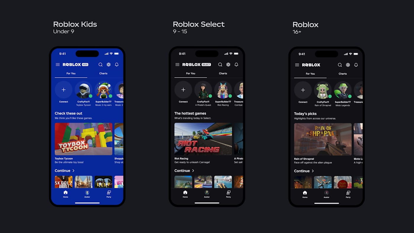 Roblox introduceert verplichte leeftijdsgebonden accountniveaus