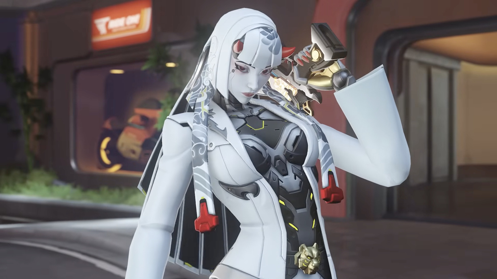 De nieuwste held van Overwatch gooit een fiets naar je hoofd