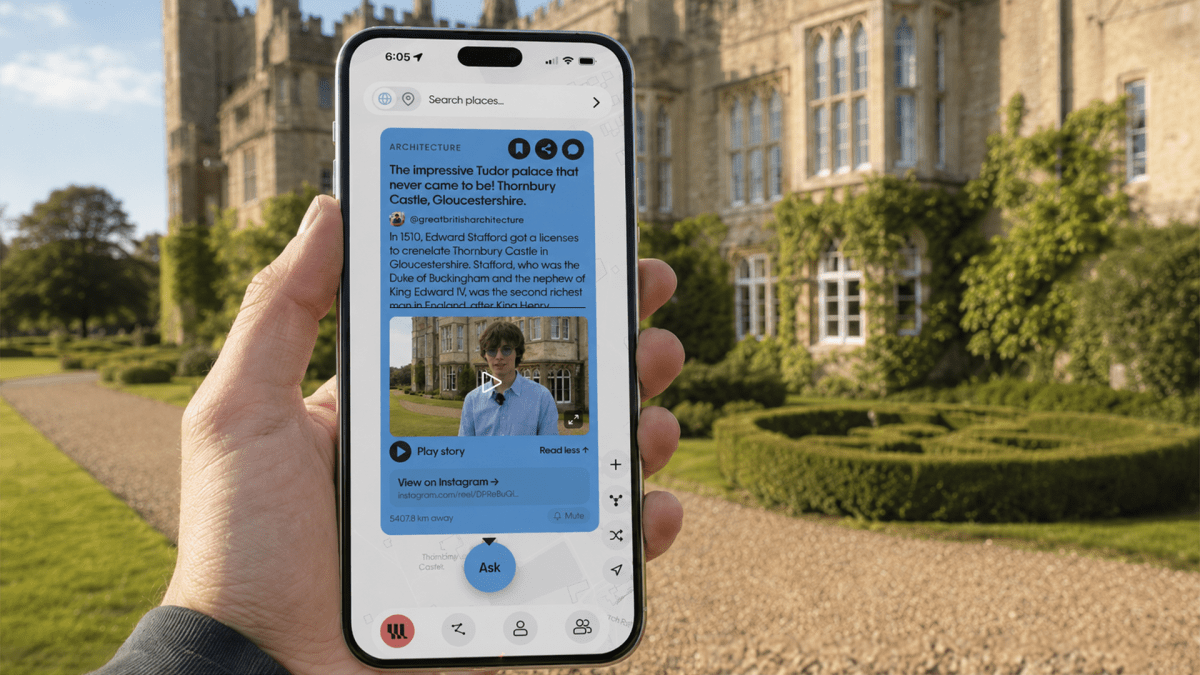 Maak kennis met Wrinkles, een app die de verborgen verhalen van de plaatsen om je heen onthult