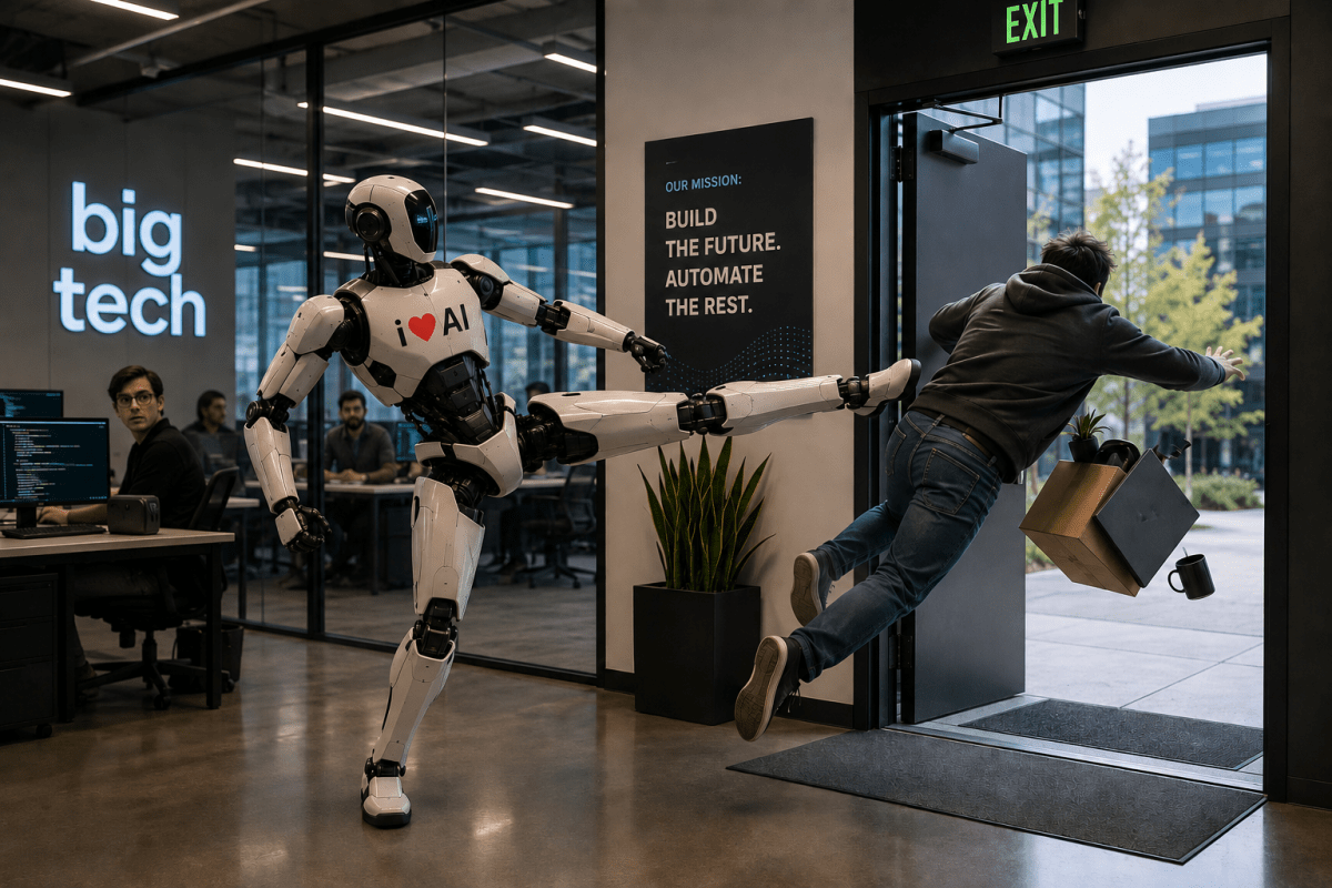 Bij elke grote tech-ontslag in 2026 is de naam van AI gecontroleerd