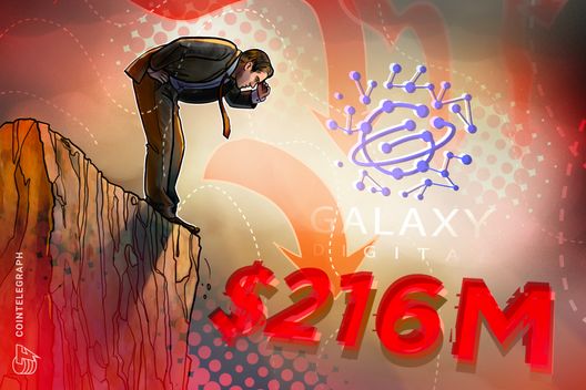 Galaxy Digital boekt een verlies van $216 miljoen in het eerste kwartaal terwijl de cryptomarkt met 20% daalt