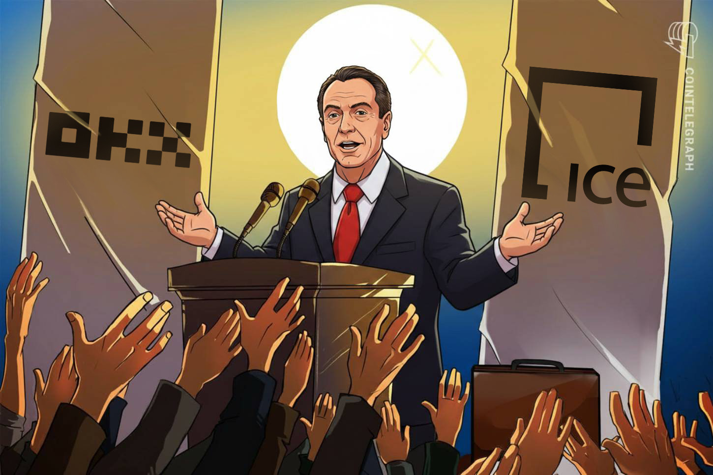 Andrew Cuomo gaat de gezamenlijke TradFi-crypto-onderneming leiden tussen OKX en Intercontinental Exchange