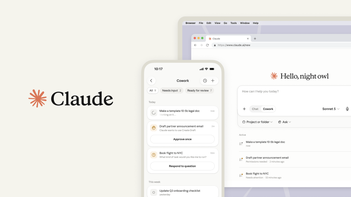 Claude Cowork breidt uit naar mobiel en internet