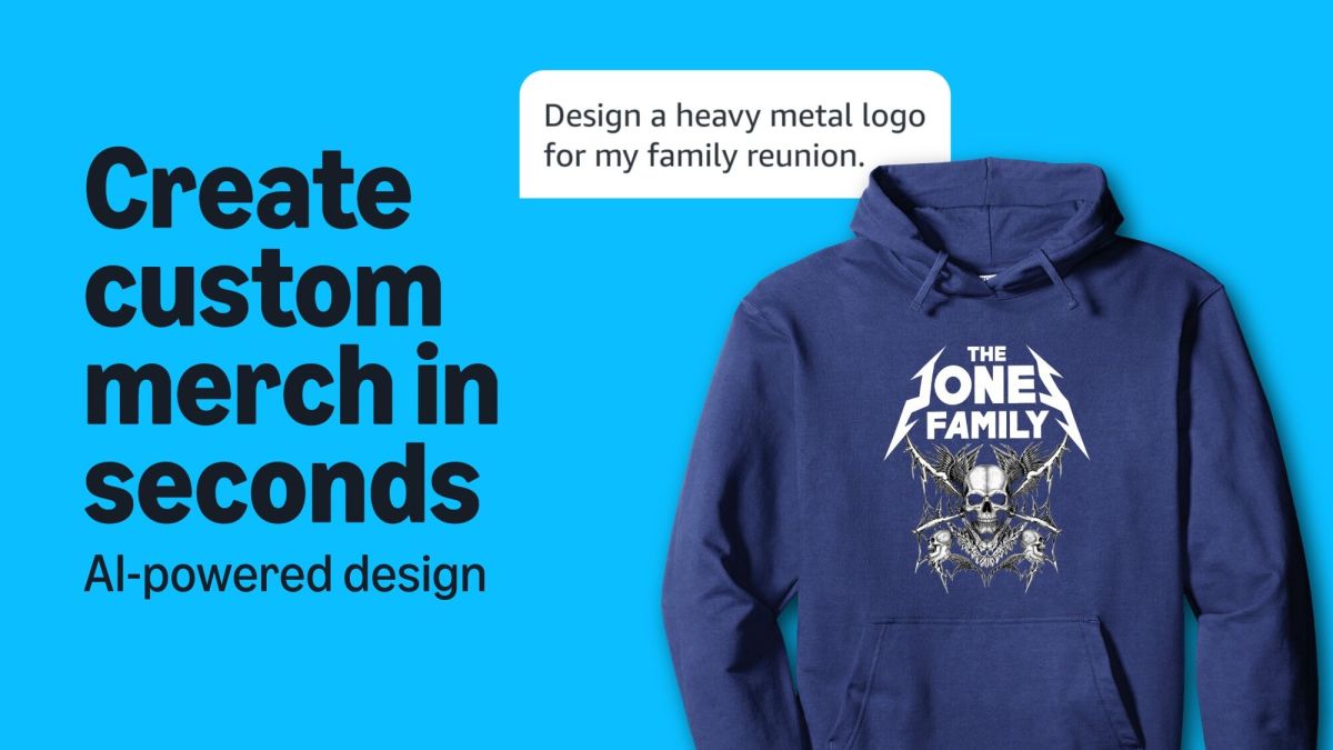 Met Amazon kun je nu aangepaste merchandise ontwerpen met behulp van AI