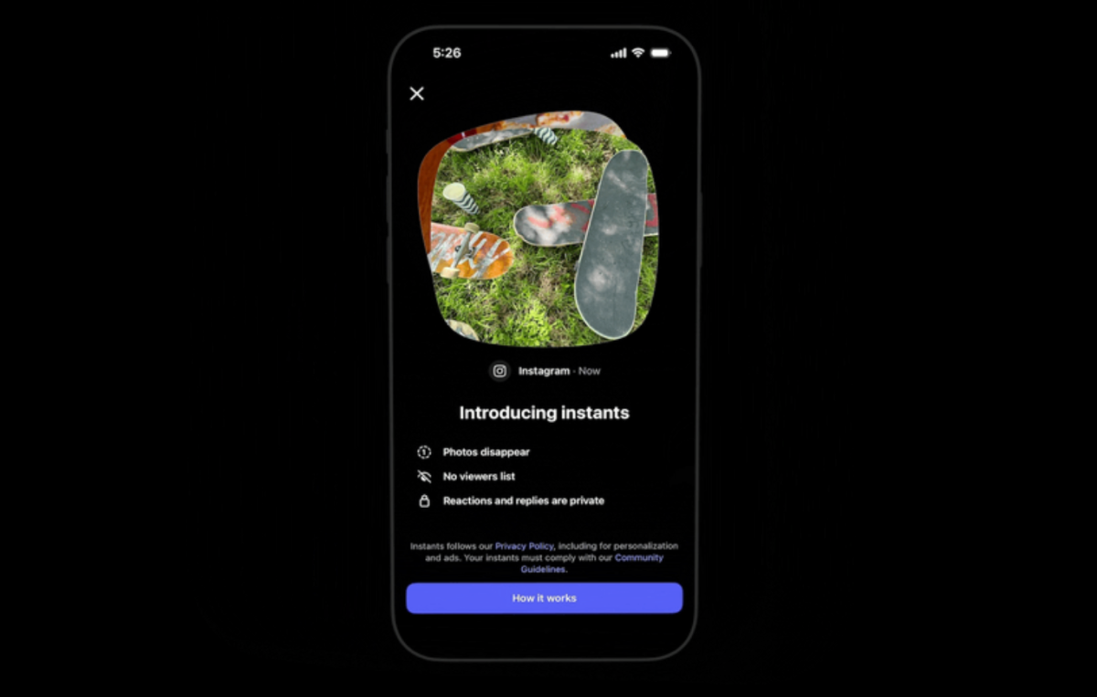 De nieuwe ‘Instants’-functie van Instagram combineert elementen van Snapchat en BeReal