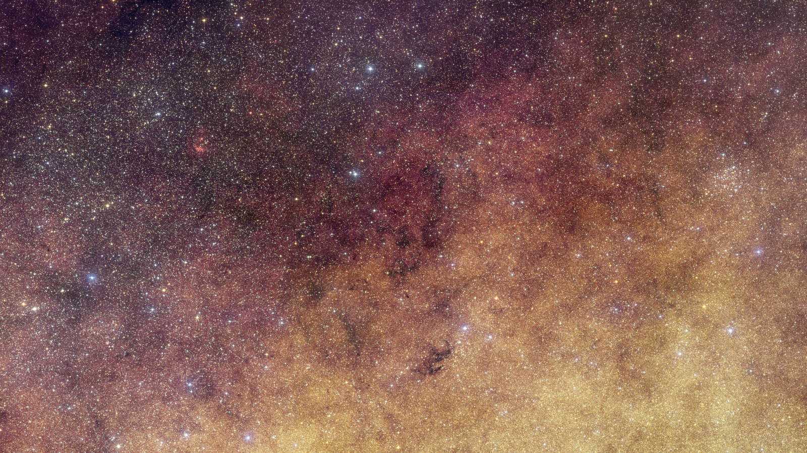 Euclides van de European Space Agency legt het met sterren gevulde centrum van de Melkweg vast