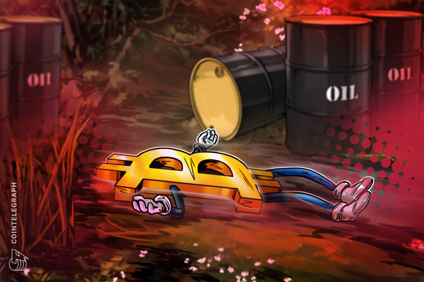 De Bitcoin-prijs bereikt het laagste punt in één week nu olie van $100 nieuwe angsten voor de Azië-crisis veroorzaakt