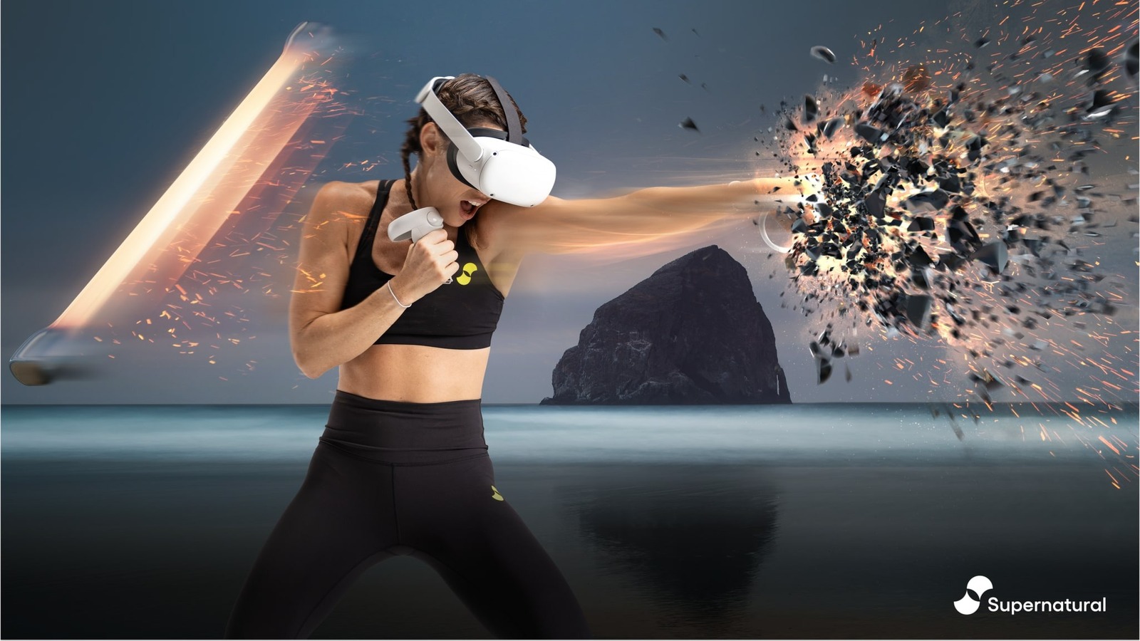 Supernatural's hoofd fitness bij het opnieuw opstarten van de VR-oefenapp nadat hij Meta heeft verlaten