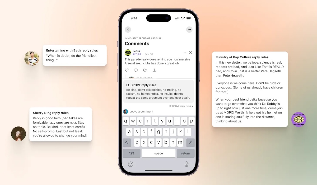 Met de nieuwe ‘Reply Rules’-functie van Substack kunnen makers bepalen hoe mensen reageren