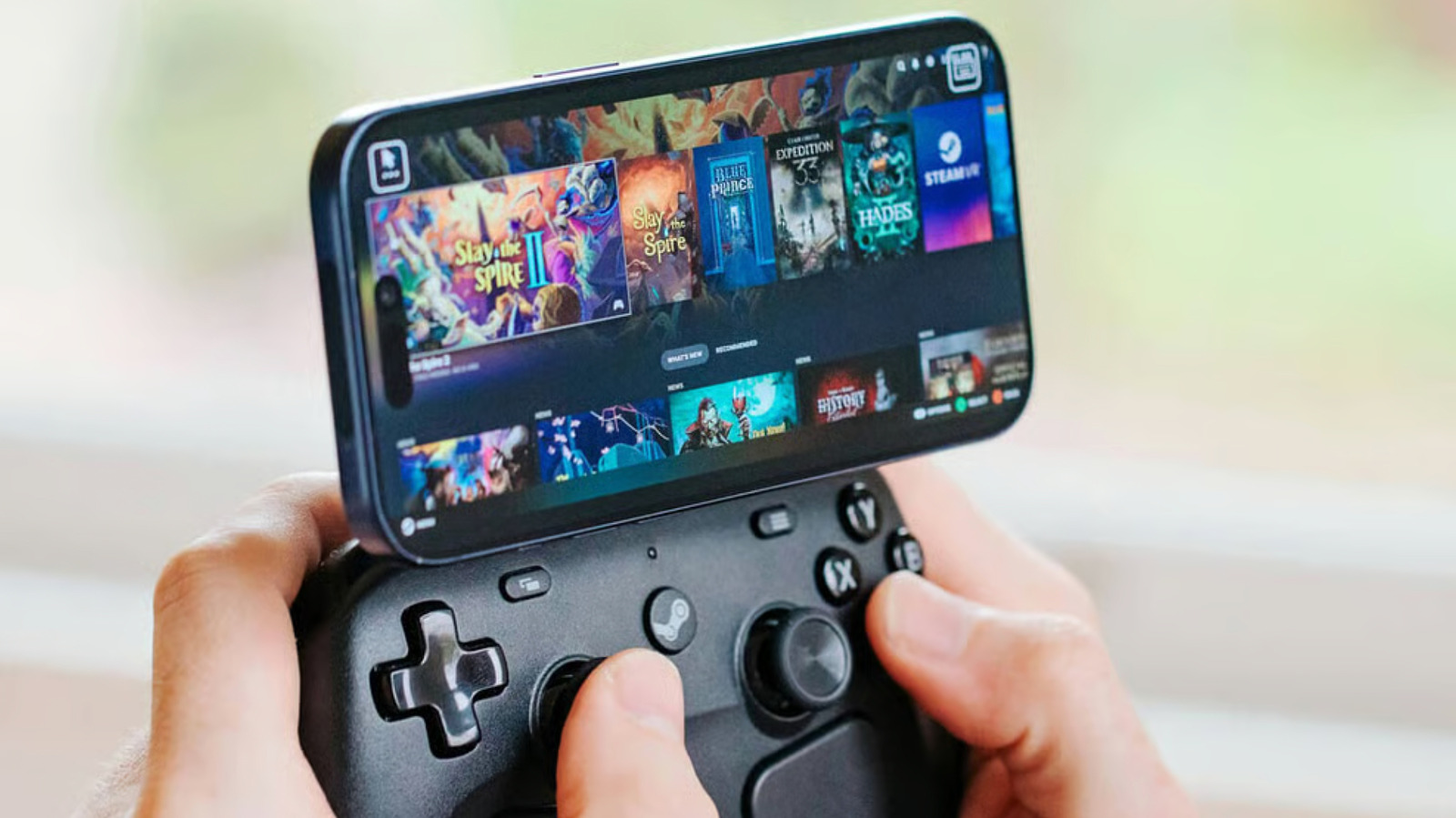 Er is al een manier om je smartphone aan een Steam Controller te bevestigen